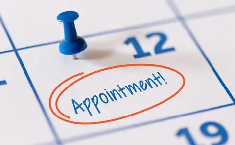 Appointment Sticky Note Graphic